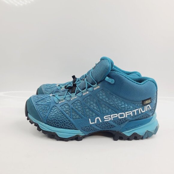 La Sportiva Men\'s Blue Synthesis Mid-GTX Mesh Outdoor Hiking Shoes Size 9.5 main image 6